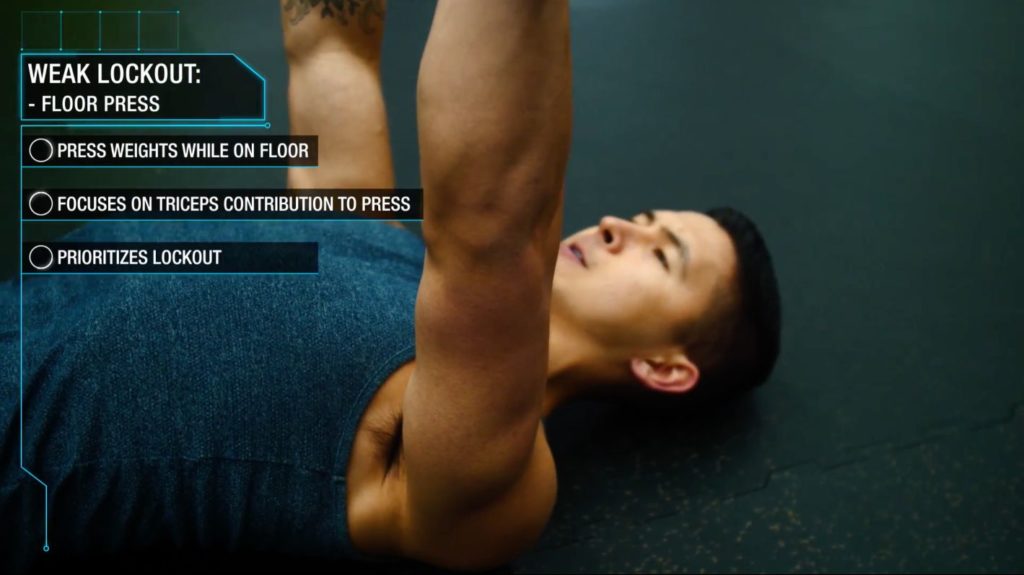 Accessory lift floor press